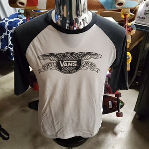Vans Shirts - Antihero X Van's collab baseball tee Vans Shirts - Antihero X Van's collab baseball tee